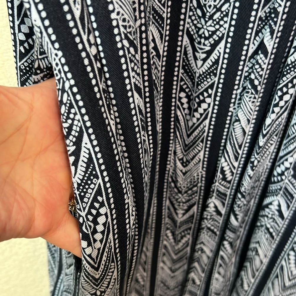 Ariat Nova Western Cowgirl Hobo Blue Short Sleeve Dress Size M - Picture 6 of 9